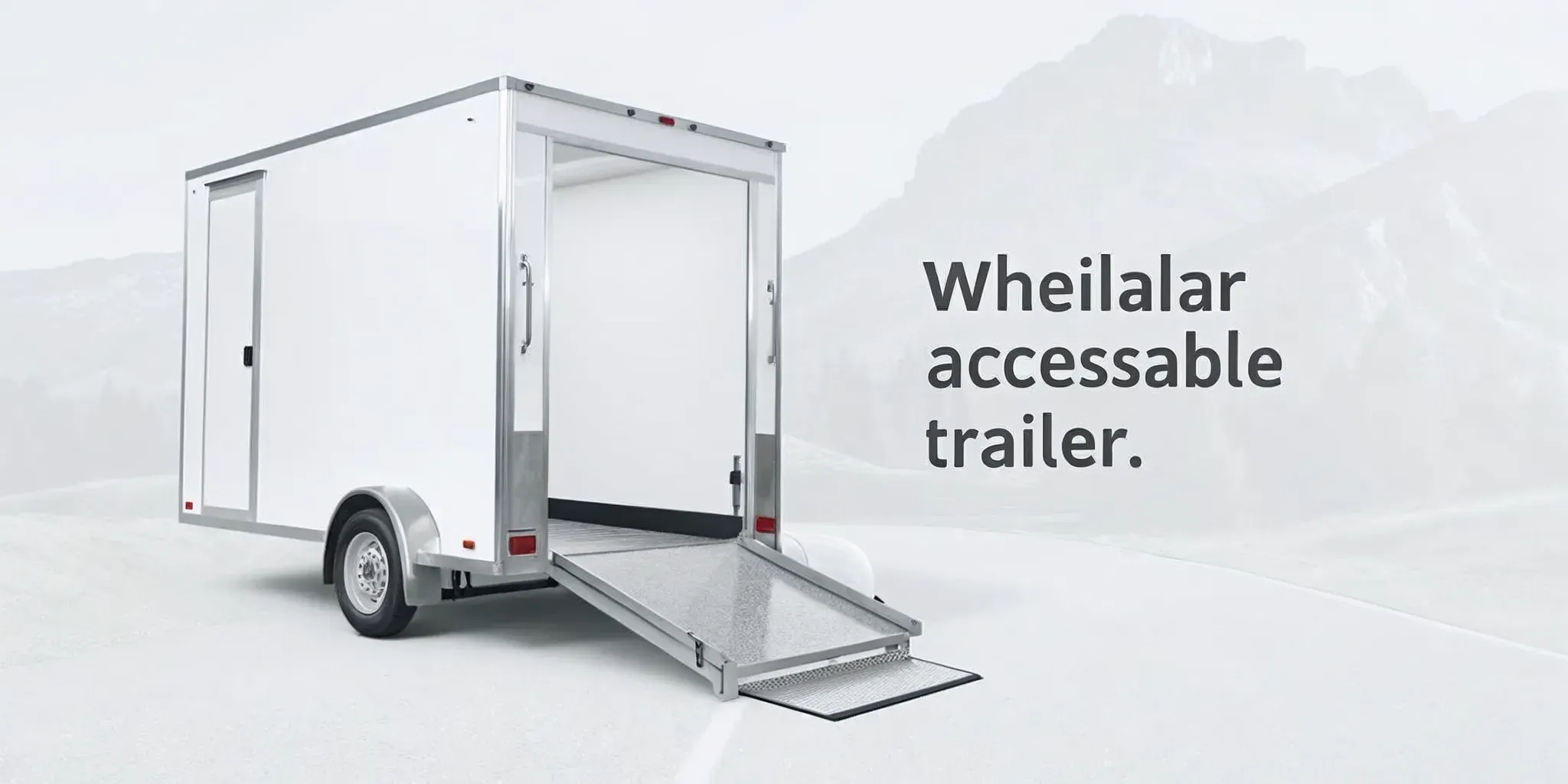 Wheelchair accessible restroom trailer with a ramp in Rocky Mount.